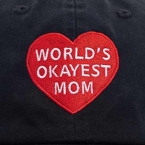 World's Okayest Mom Baseball Hat