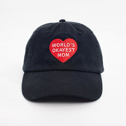 World's Okayest Mom Baseball Hat