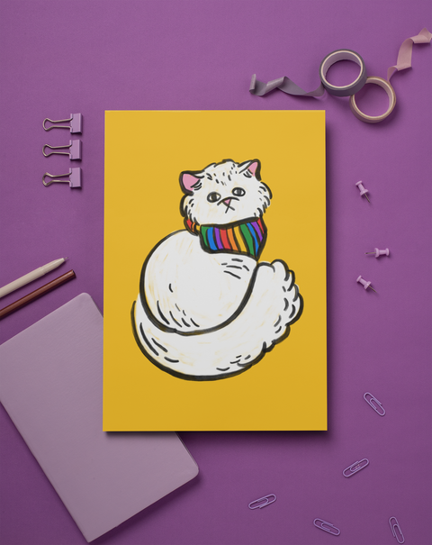 Rainbow Kitty | Art Print x ModCloth Collab