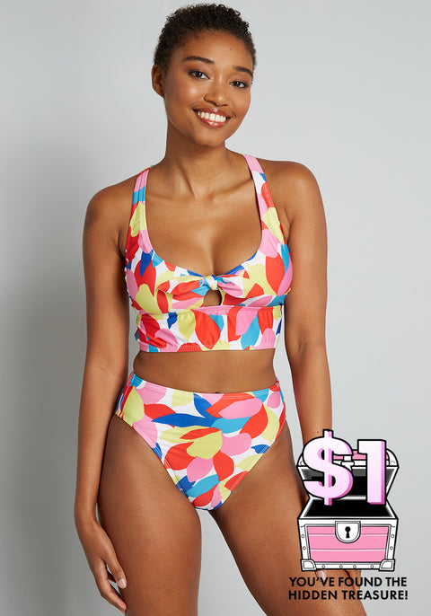 The Franky High-Waisted Bikini Bottom (Final Sale)