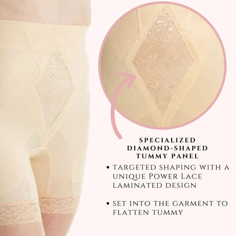 Style 6206 | High Waist Medium Control Thigh Slimmer | No Top Roll