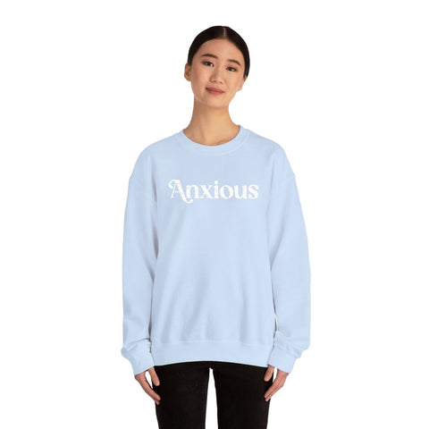 Anxious Embroidered Sweatshirt