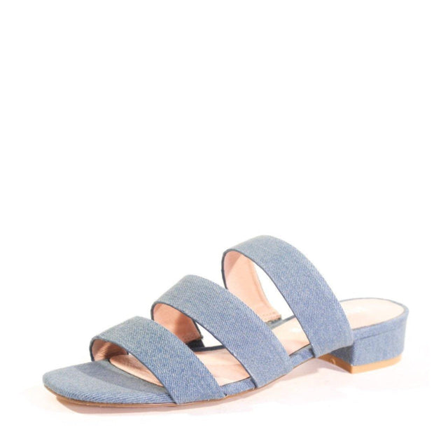 April Denim Sandal Mules