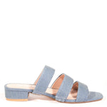 April Denim Sandal Mules