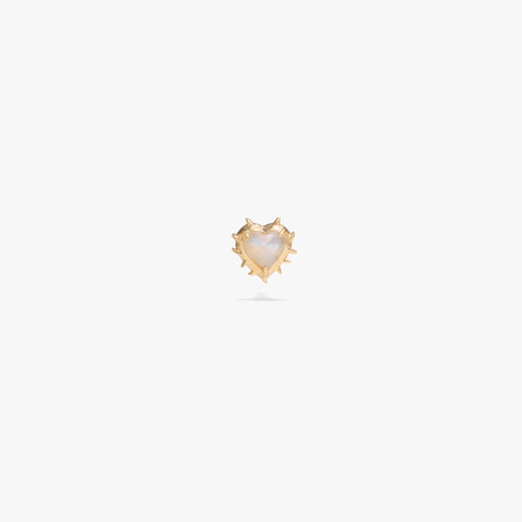 Heart of Thorns Stud Earring