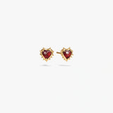 Heart of Thorns Stud Earring