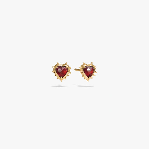 Heart of Thorns Stud Earring