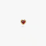 Heart of Thorns Stud Earring