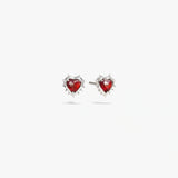 Heart of Thorns Stud Earring
