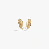 White Sapphire Wing Ear Climber Earring