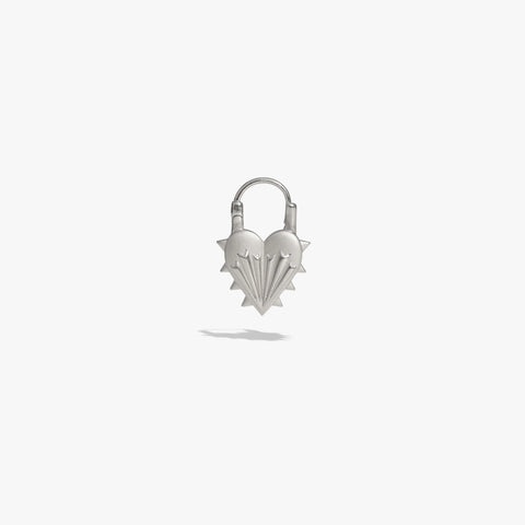 Spiked Heart Earrings