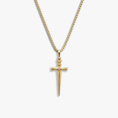 Diamond Sword Necklace
