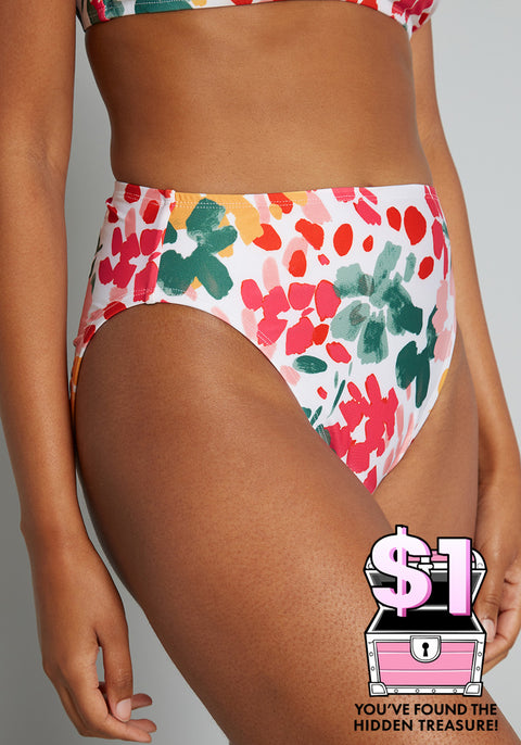 The Franky High-Waisted Bikini Bottom (Final Sale)
