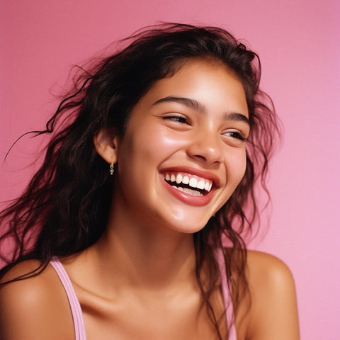 Natural Pearl Huggie Hoop Charms