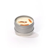 Citrus Ritual Candle with Quartz and Herbs