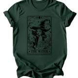 The Witch Tarot T-Shirt: Burgundy or Emerald