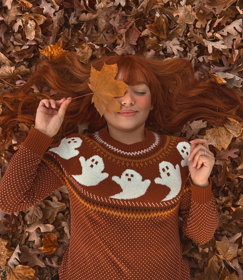 You've Been Ghosted Fair Isle Sweater