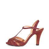 Diana Sparkly T-Strap Heels