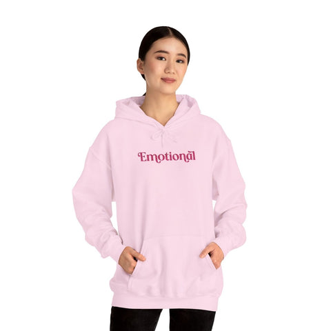 Emotional Embroidered Hoodie