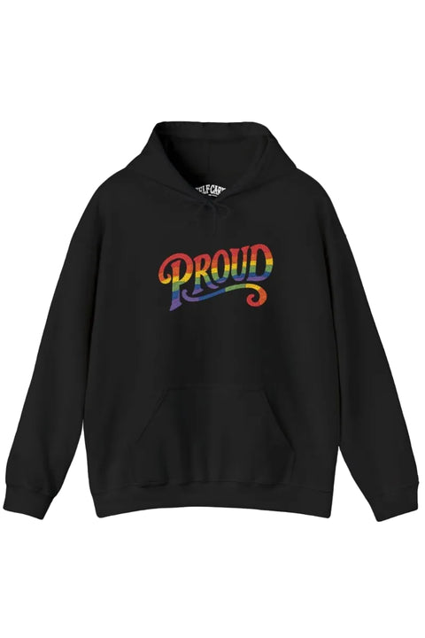 Embroidered Proud Rainbow Hoodie