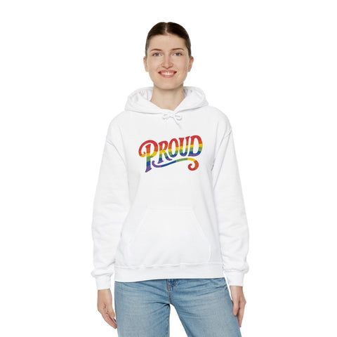 Embroidered Proud Rainbow Hoodie