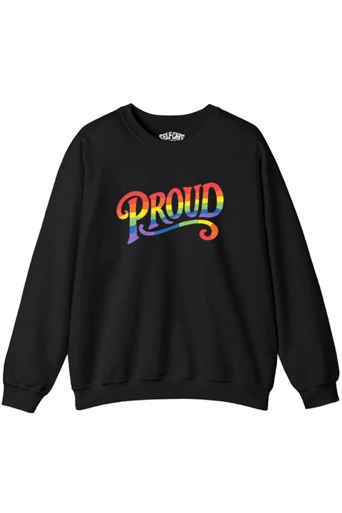 Embroidered Proud Rainbow Sweatshirt