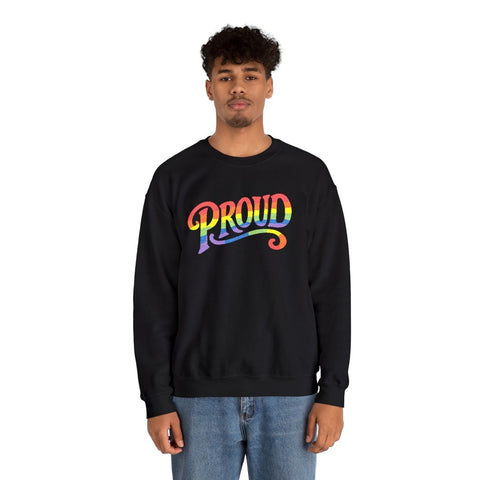 Embroidered Proud Rainbow Sweatshirt