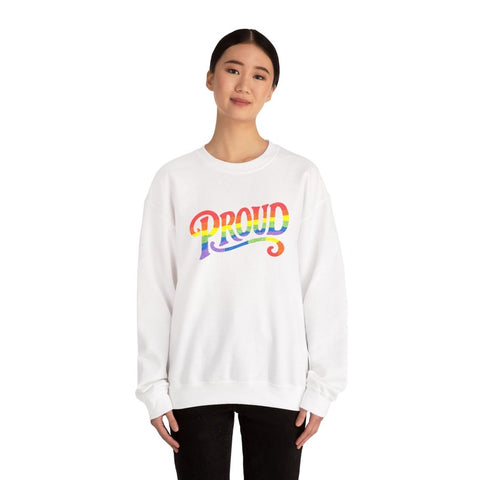 Embroidered Proud Rainbow Sweatshirt