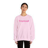 Emotional Embroidered Sweatshirt