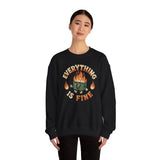 Everything Is Fine Dumpster Fire Sweatshirt