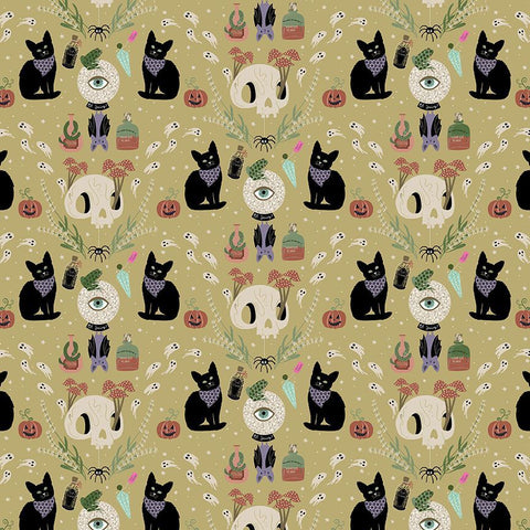 Elizabeth Dress in Mystical Cats