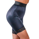 High Waist Light Shaping Bike Short | Satin 4-Way Stretch with Built-In Panty | Style 518