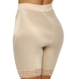 High Waist Light Shaping Bike Short | Satin 4-Way Stretch with Built-In Panty | Style 518
