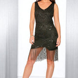 Black Flapper Dress