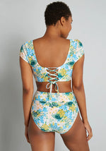 The Sara High-Waisted Bikini Bottom