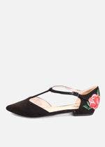 Garden T-Strap Flats