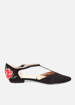 Garden T-Strap Flats