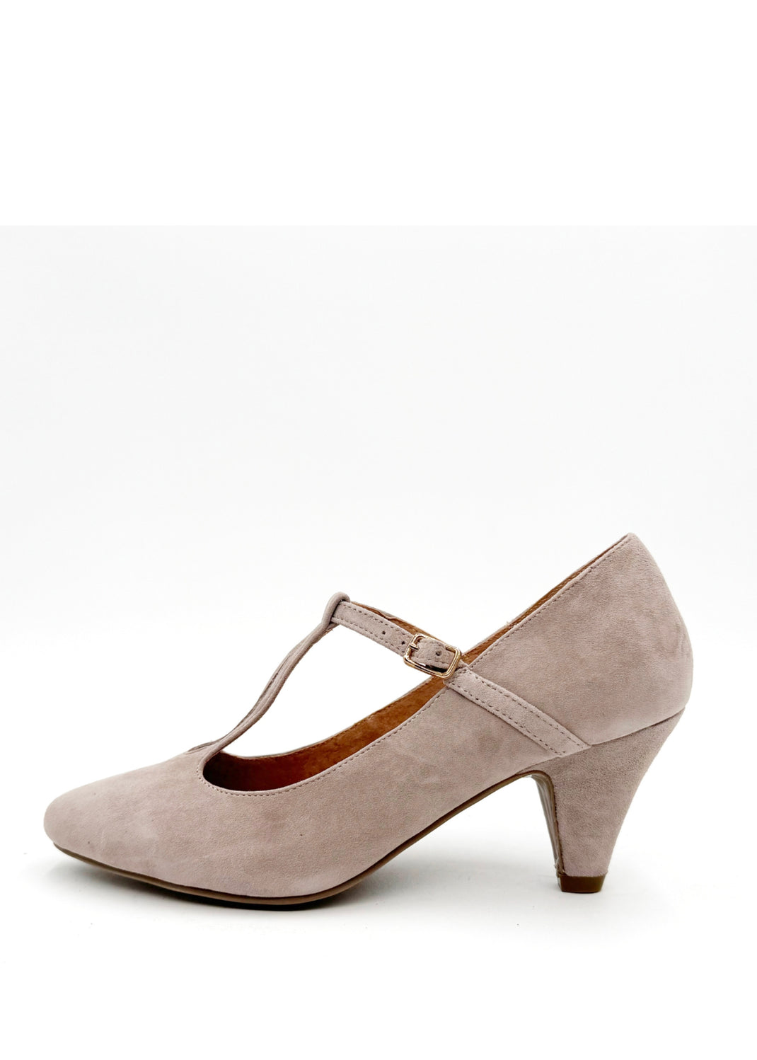 Gin T-Strap Heels