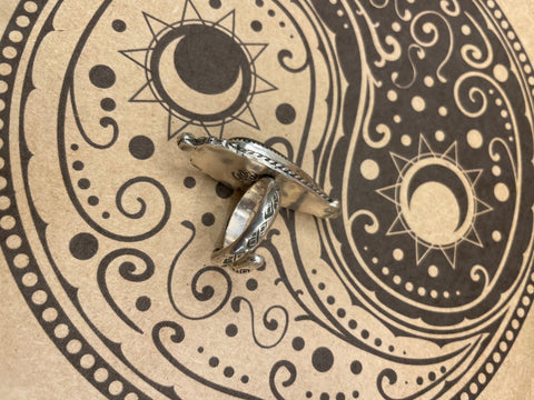 Fiona - Crazy Lace Agate Teardrop Ring