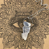 Kenzie - Aurora Opal Lightning Bolt Pendant Necklace
