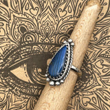 Haley - Labradorite Teardrop Statement Ring
