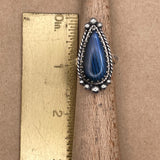 Haley - Labradorite Teardrop Statement Ring