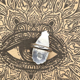 Haley - Labradorite Teardrop Statement Ring
