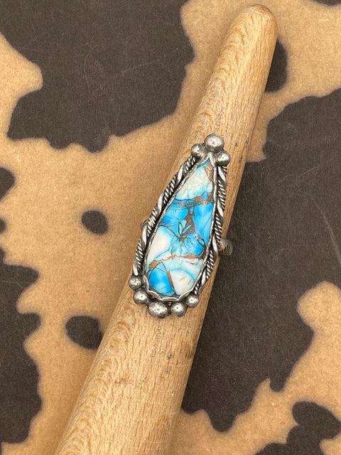 Caden - Blue Dahlia Turquoise Statement Ring