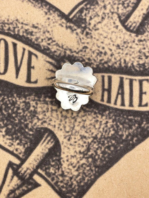 Wild - Black Scorpion in Purple Resin Heart Ring