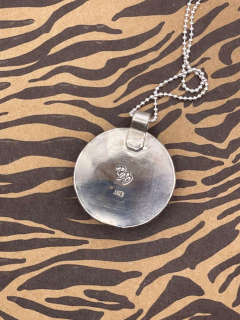 Sailor - Unique Pink Billiard Ball #13 Pendant Necklace