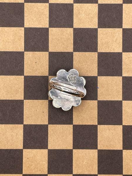 Tripp - Black Trustone Alien Ring with Chain Detail