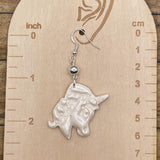 Mystical - Shimmer Unicorn Earrings: Handmade Polymer Clay