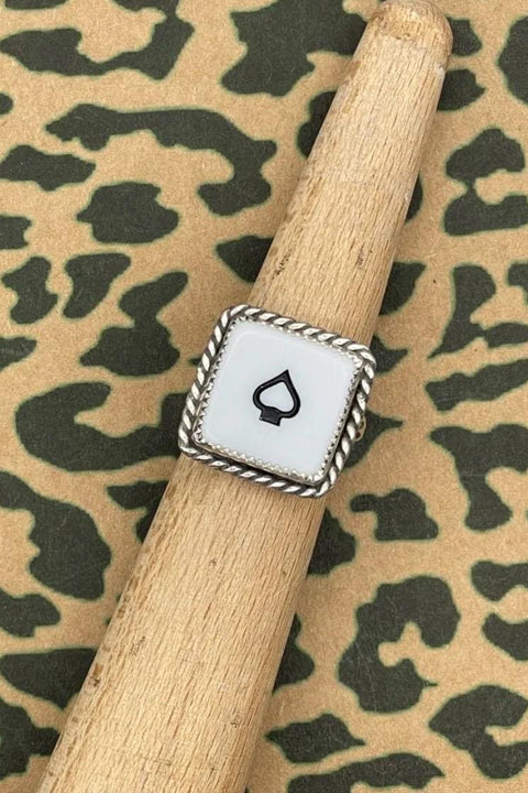 Luke - Poker Spade Dice Ring