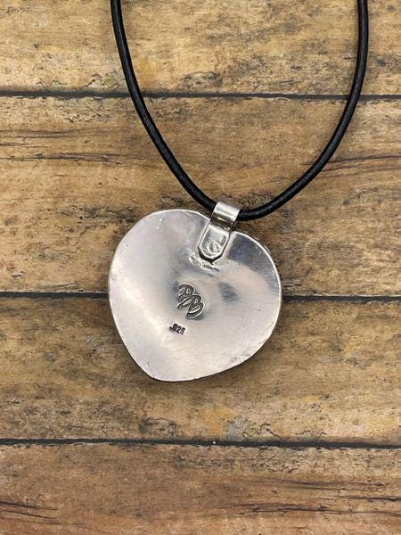 Scout - Unique Pink Billiard 8-Ball Heart Pendant Necklace